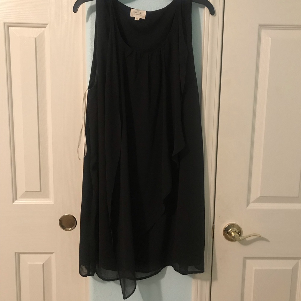 Black Flowy Summer Dress from Blu Pepper